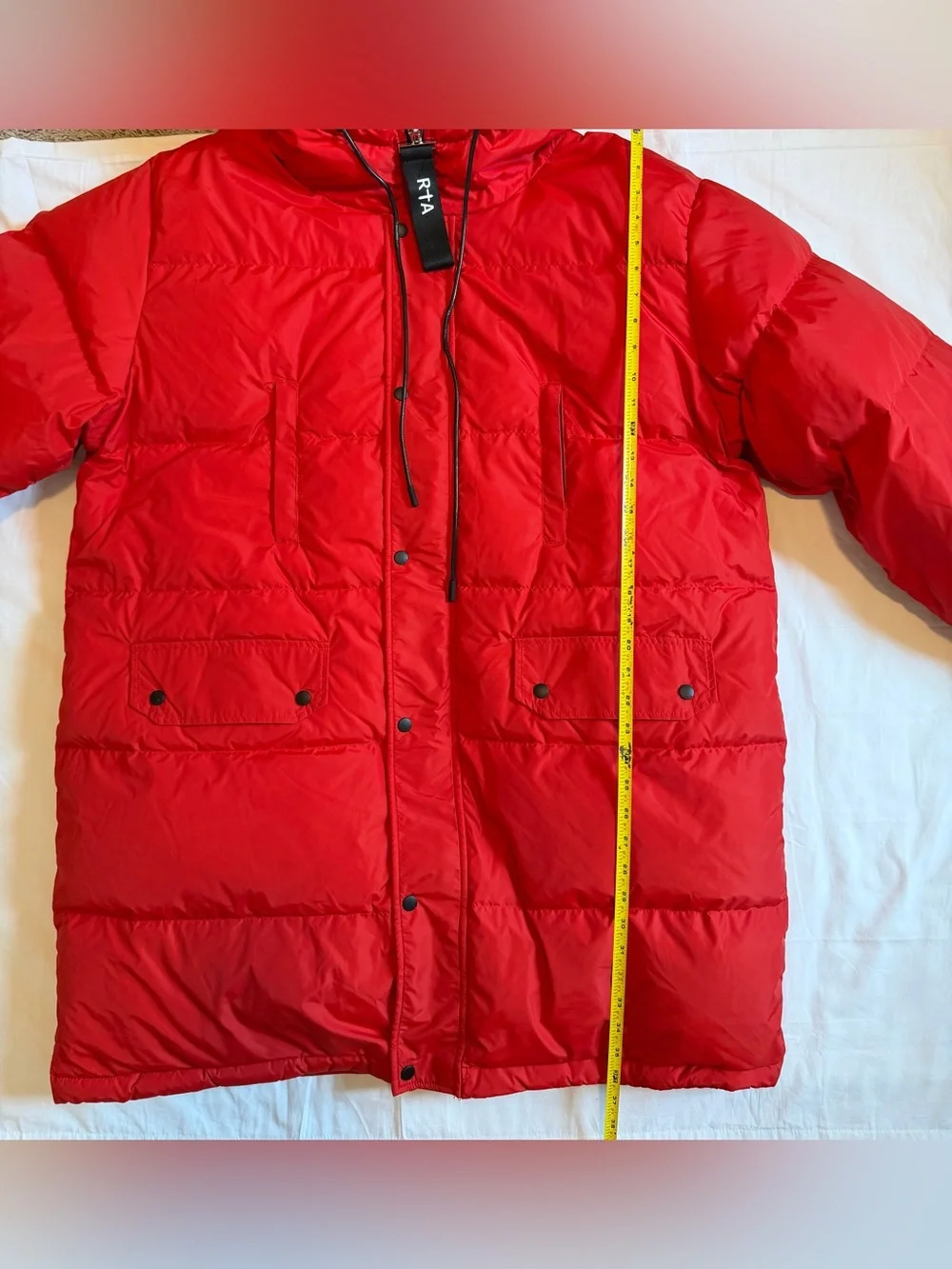 RTA Road To Awe Men’s Puffer Jacket Red Size XL Snow Coat MSRP $450